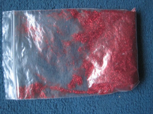 5 bags of glitter green, aqua, 2 blues, purple and red and funnel - craft - Picture 7 of 12