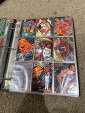 2x 1990 basketball card binders