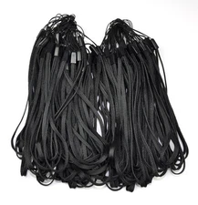 100Pcs Black Wrist Straps Lanyard for Mobile Mp3 DC 170mm