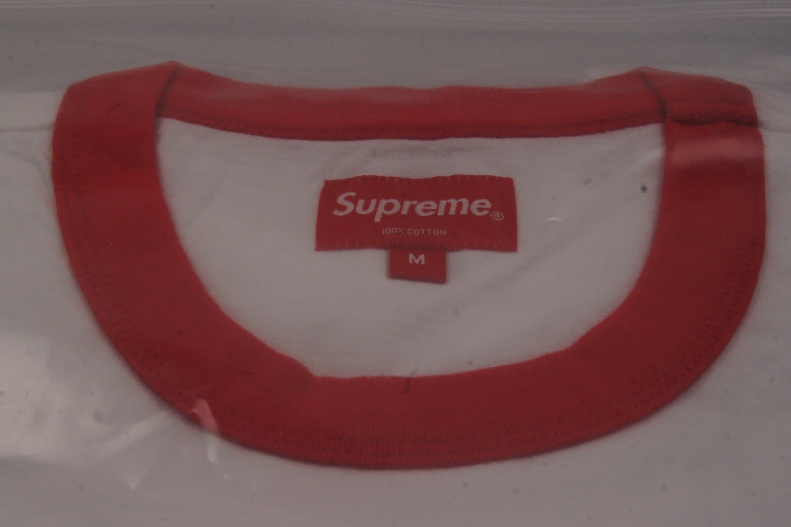 Genuine SUPREME SS19 (Week 9) Drill Ringer T-Shirt Red MEDIUM (Size M) SOLD OUT image 5