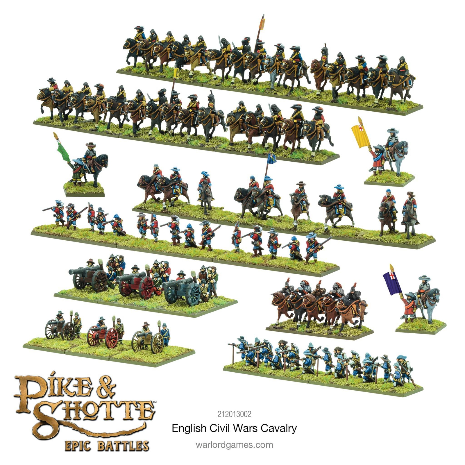 Pike & Shotte Epic Battles - English Civil Wars Cavalry - Warlord Games