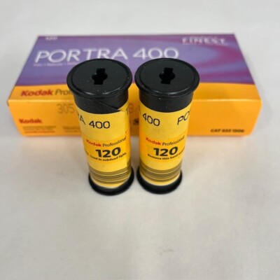 Vintage Kodak Professional Portra 400  Color Negative Film (120 Film, 2-Pack)