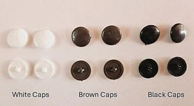 Pozi Screw Cover Caps 13mm Plastic Cross Head Fixing 6 - 8g