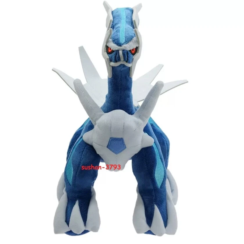 Lindo juguete de dibujos animados de anime japonés Dialga muñeca de peluche almohada decoración regalo de cumpleaños 30 cm Foto 3 de 4