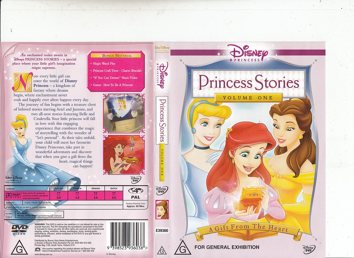 Princess Stories:Vol 1:AGift From The Heart-Animated Disney
