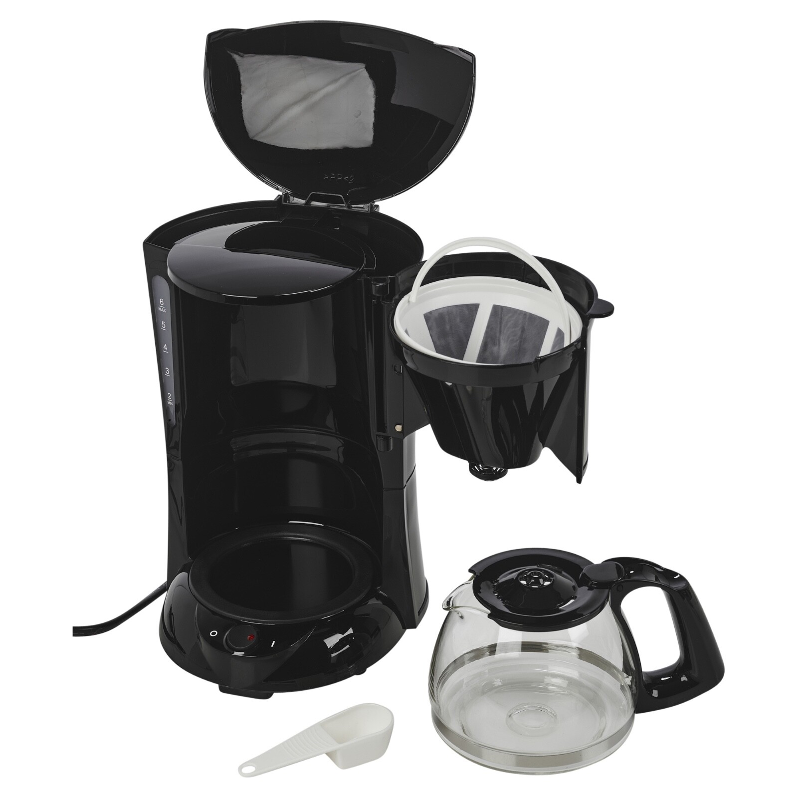 Travel Coffee Maker Coffee Filter Machine Serve Upto 6 Cups 24V 650ml