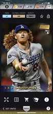 Topps Bunt - Rare Gold Boxloader Dustin May Stadium Club Digital