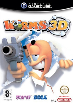 Worms 3D Nintendo Gamecube GBC Videospiel UK Release