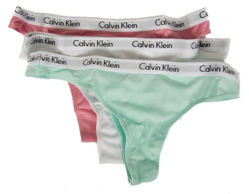 Pack 3 women's brief slip tripack woman underwear CK CALVIN KLEIN item QD3587E T - Bild 16 von 92