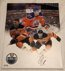 Connor Mcdavid Signed Autographed 16x20 Stretched Edmonton Oilers Canvas Psa/Dna