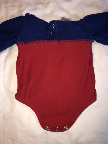New York Giants Baby 3-6 mos cheerleader Outfit One Piece Snap NY Giants NFL - Picture 4 of 5