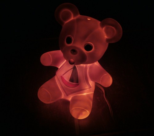 VTG TEDDY BEAR BABY NIGHT LAMP DOLL rubber toy Walt Disney BISERKA ART 455 - Picture 12 of 12