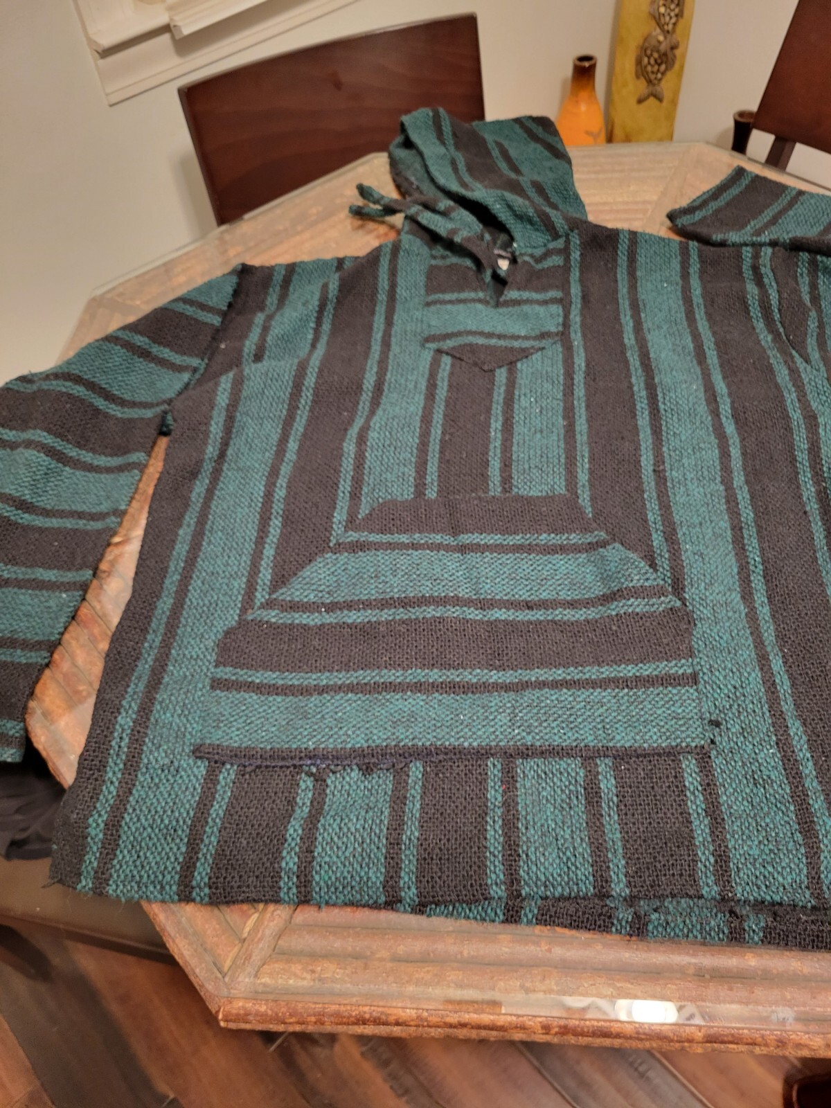 Earthbound Trading Co Baja Pullover Hoodie Size XL Made in Mexico eBay