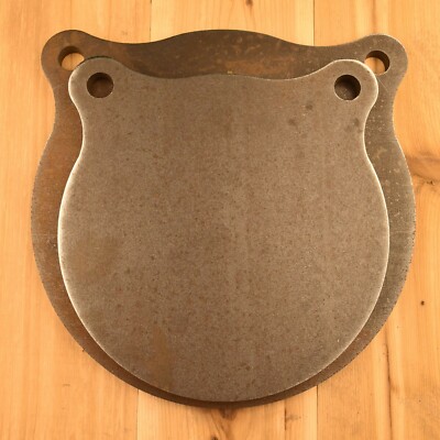1/2'' AR500 Shooting Targets 10'' 12'' Gongs Set Of TWO