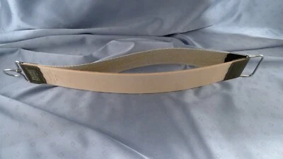 Streichriemen ZWEISETIG Leder & Hanft Abziehriemen Rasiermesser HEROLD SOLINGEN