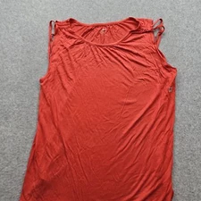 Loft Women's Orange Medium Sleeveless Blouse NWT