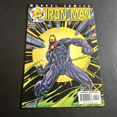 IRON MAN #42     (Vol.3) NEWSSTAND UPC Marvel Comics 2000 Vf+  Cm3