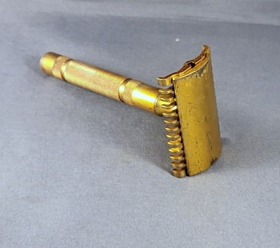 Gillette THE NEW Razor - 1930's - Made in USA - CLEAN - Slim Handle