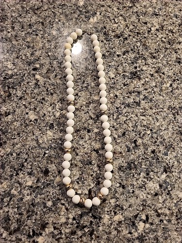 Vintage A&Z Sterling Silver Beaded Necklace