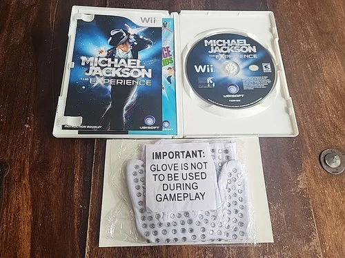 Michael Jackson The Experience Nintendo Wii (2010) Tested - CIB With Glove