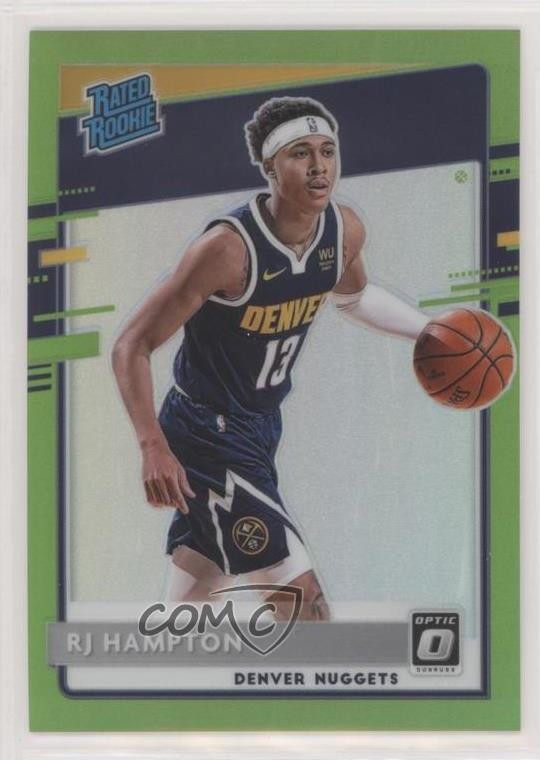 2020 Panini Donruss Optic Rated Rookie Lime Green Prizm /149 RJ Hampton #174 9hx
