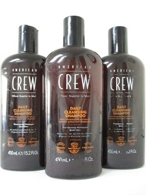 American Crew Daily Cleansing Shampoo 15.2 oz (scuffs) Pack of 3