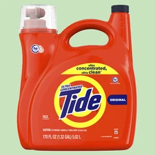 Tide Ultra Concentrated Liquid Laundry Detergent, 152 Loads, 170 fl oz