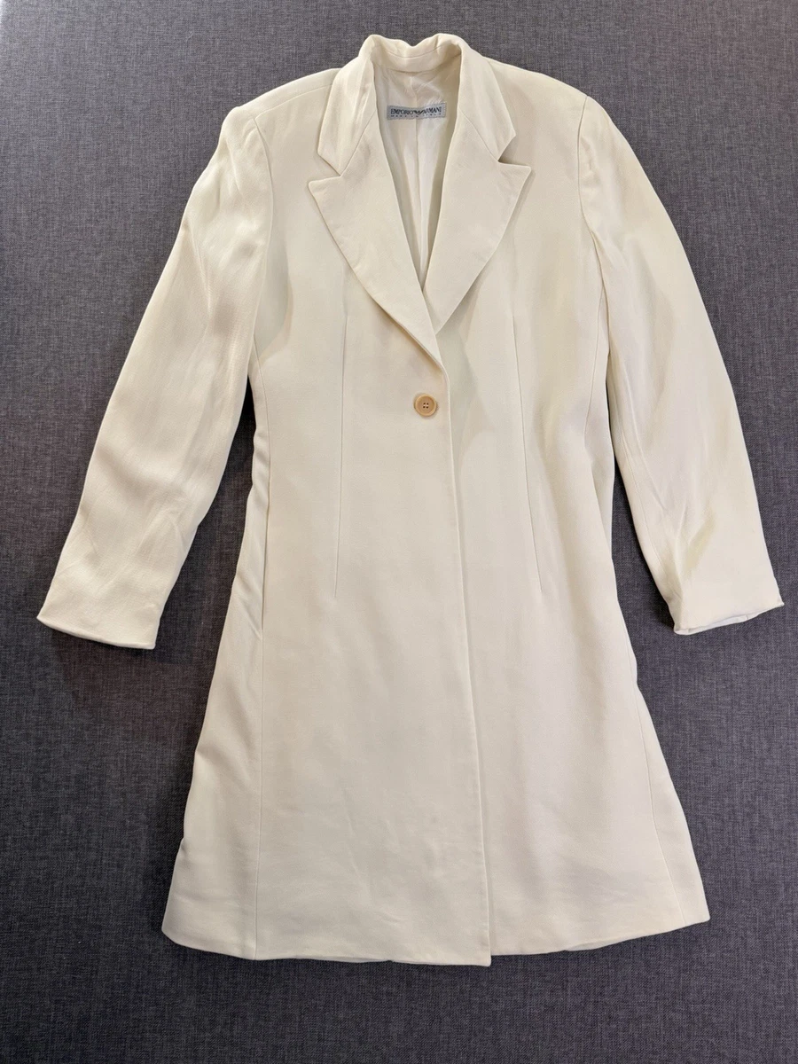 Emporio Armani White Coats, Jackets & Vests for Women for sale | eBay