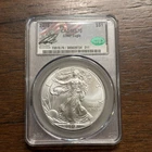 2015 American Silver Eagle MS70 CACG, Signed By CAC President Ron Drzewucki
