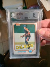 (BGS 9) JARI KURRI 1981-82 TOPPS ROOKIE RC #18 OILERS