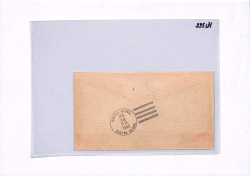 USA Air Mail *CLIPPER* ILLUSTRATED Cover FIRST FLIGHT Hawaii-Canton Island YU222 - Picture 11 of 11