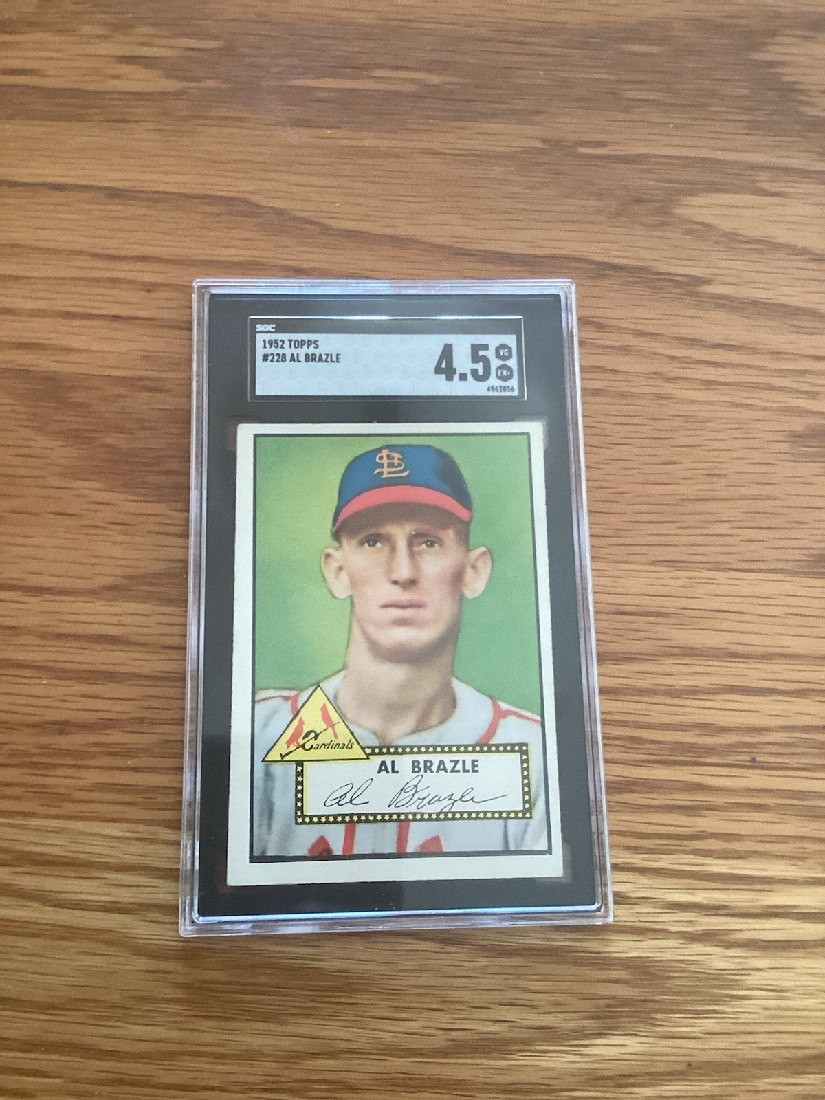 1952 Topps Set Break #228 Al Brazle - SGC 4 VG EX+ Well Centered 73 Years Old