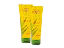 Lily of the Desert Aloe Vera Gel  Sunburn Relief Skin Moisturizer 8oz-Pack of 2