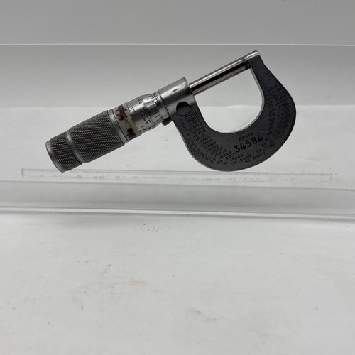 VINTAGE LUFKIN MICROMETER NO. 1661V SAGINAW, MI TOOL&DIE MACHINIST TOOL PREOWN - Picture 4 of 8