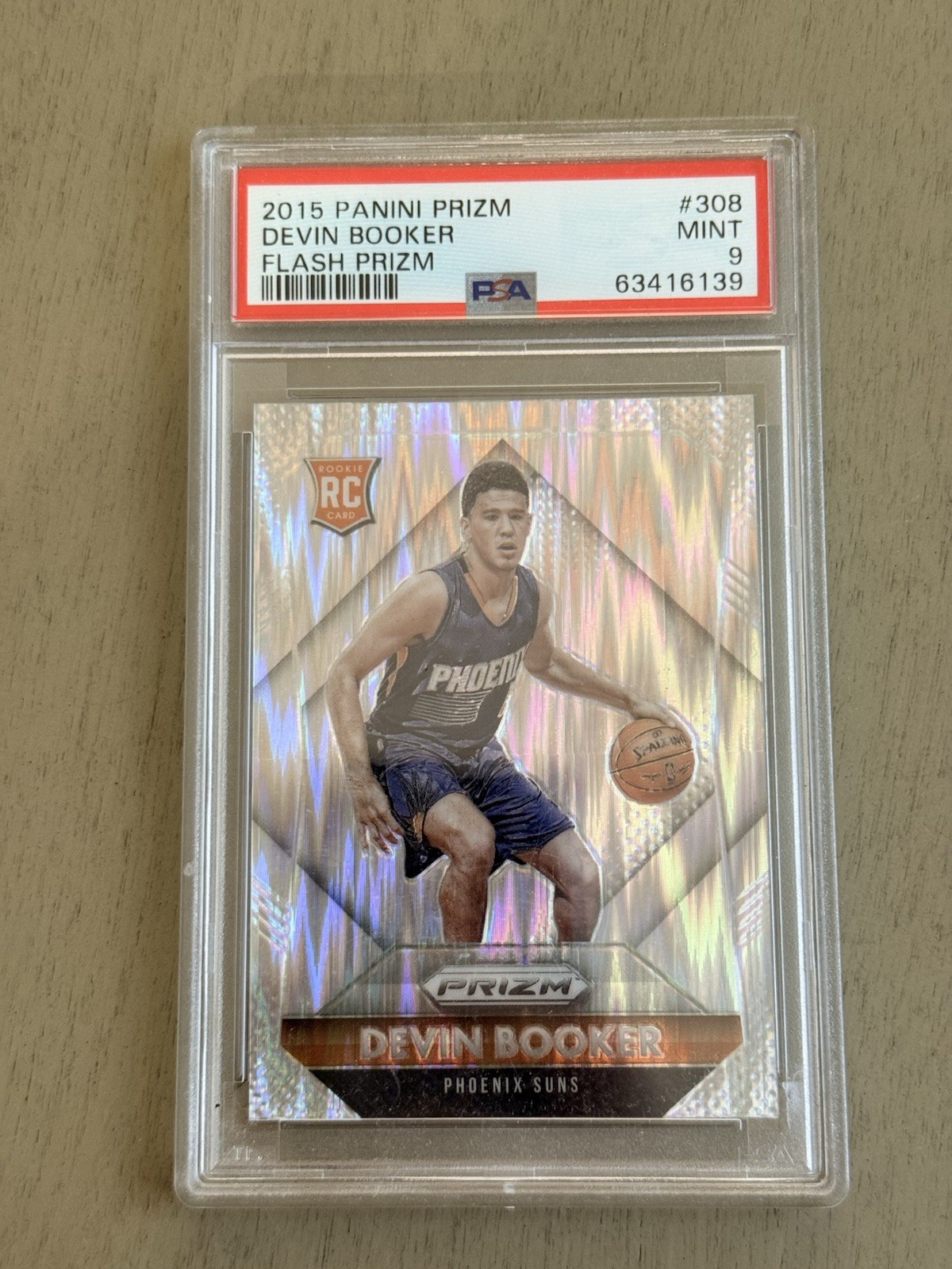 2015-16 Panini Prizm - Rookies Devin Booker #308 Flash Prizm (RC)