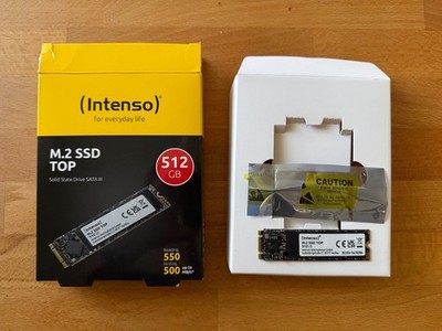 Intenso SSD 512 GB M.2 2280 TOP Performance 512GB SATA III interne Festplatte
