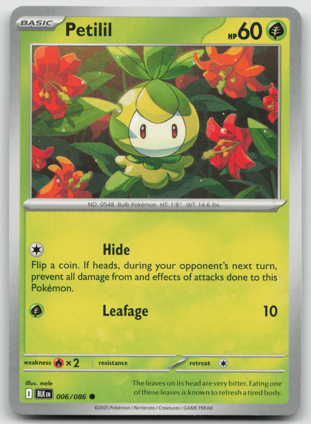 Black Bolt Petilil 006/086 COMMON