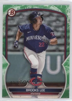 2023 Bowman Prospects Green Pattern 43/99 Brooks Lee #BP-31 0hk3