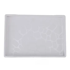 Contemporary Rectangular Fruit Serving Tray Non-Slip Plastic Modern Kitchen