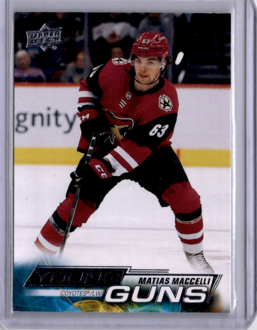 Matias Maccelli Young Guns #216 2022-23 Upper Deck Series 1