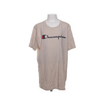 Champion, T-shirt, Größe: 162/167, Beige, Print, Unisex (Kinder) #Jew