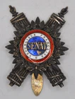 Function Badge - Senate Badge Pocket Silver Boar IIIrd Republic EE