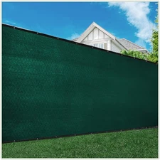 8' x 50' Green Fence Privacy Screen Windscreen Cover Fabric Shade Tarp Nettin...