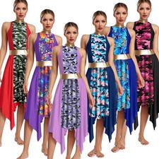 Womens Liturgical Praise Dance Dress Asymmetrical Maxi Dress Worship Dance Tunic