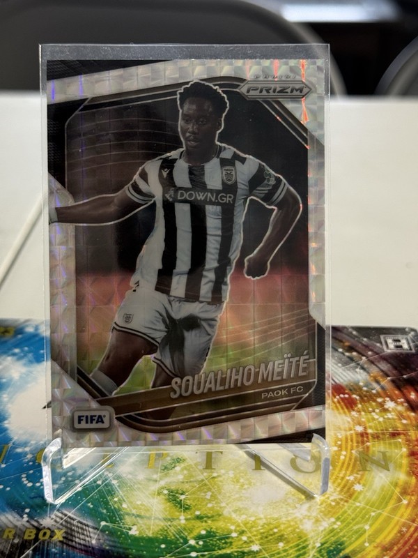 2025-26 Panini Prizm FIFA Soccer Soualiho Meite Prizm Mosaic Parallel #45