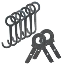 AR500 Steel Target Stand Kit with Hanging Hooks for one inch steel pipes