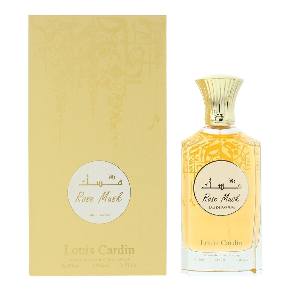 Louis Cardin Rose Musk Eau de Parfum 100ml Spray for Her