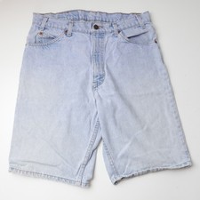 Vintage Levi's 550 Shorts Mens 32 Relaxed Fit Orange Tab Denim Jean Made in USA