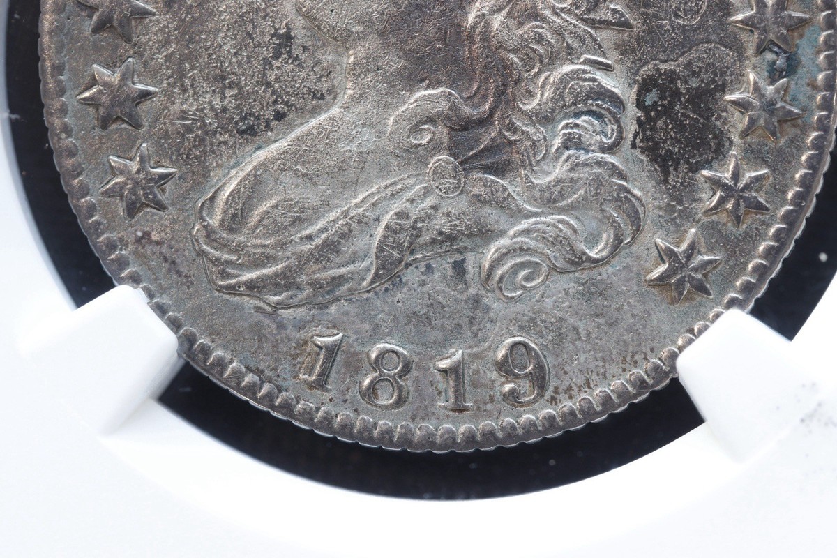 1819 Capped Bust Quarter 25C NGC XF Details • Mintage 144,000