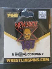 PRO WRESTLING CRATE "NEW JACK"  ENAMEL  PIN!!  CRATE EXCLUSIVE!!
